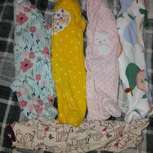 Floral and Animal Print Kids One Piece Set